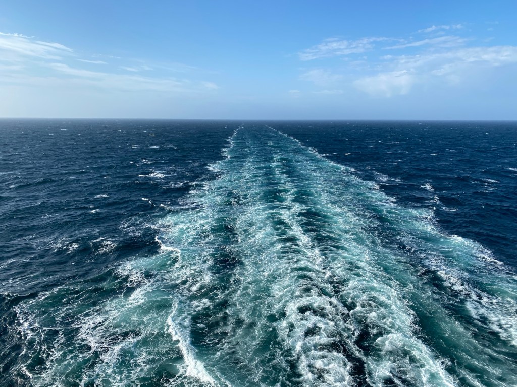 Note 10 – not L’Anse aux Meadows, Newfoundland – but Sea Day&nbsp;2